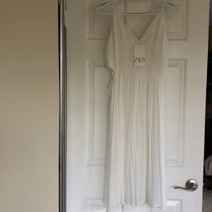 Zara Cutout Strappy Midi Dress